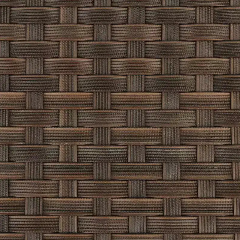 Noah 9pc Teak Wood Wicker Double-Extendable Oval Patio Dining Set - International Home Miami: Weather-Resistant