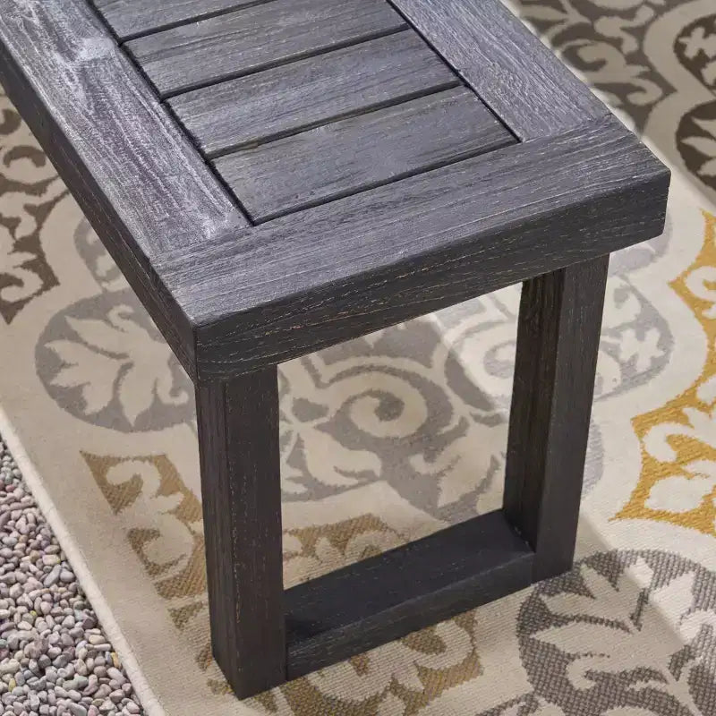 Nestor 6pc Wood and Wicker Chair and Bench Dining Set: Weather-Resistant, Galvanized Steel - Christopher Knight Home