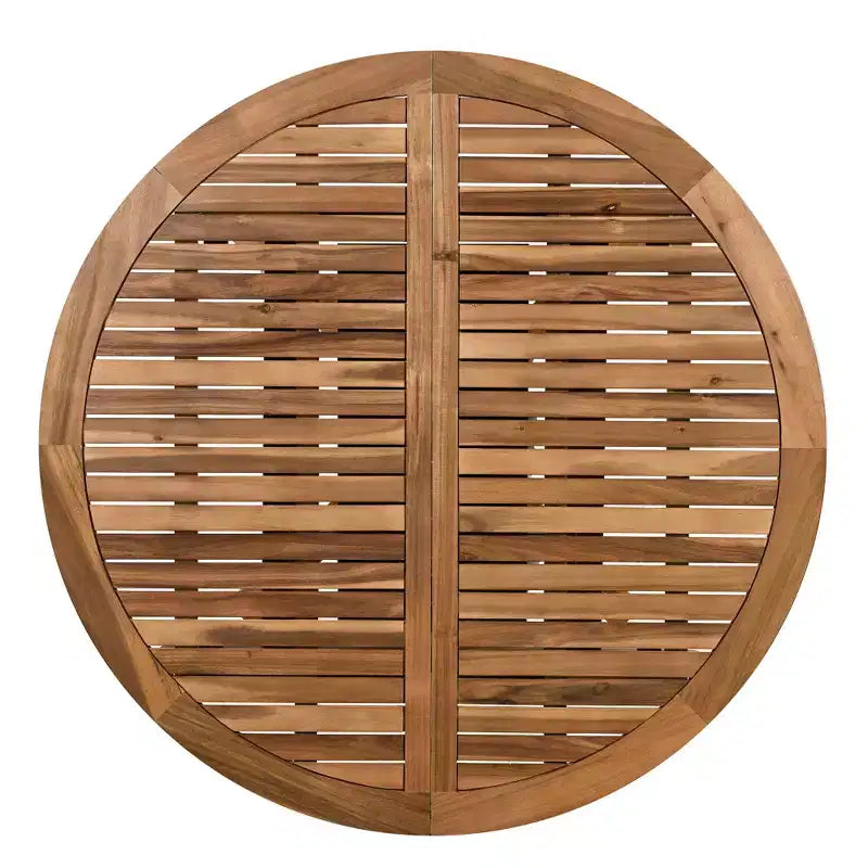 Ensemble de table et chaises de salle à manger GDFStudio Eden, 5 pièces, extensible, en bois et fer, moderne, pour patio