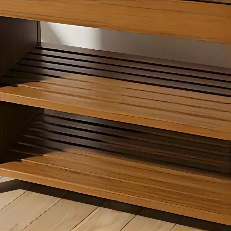 37.4 Bamboo Shoe Bench with Storage