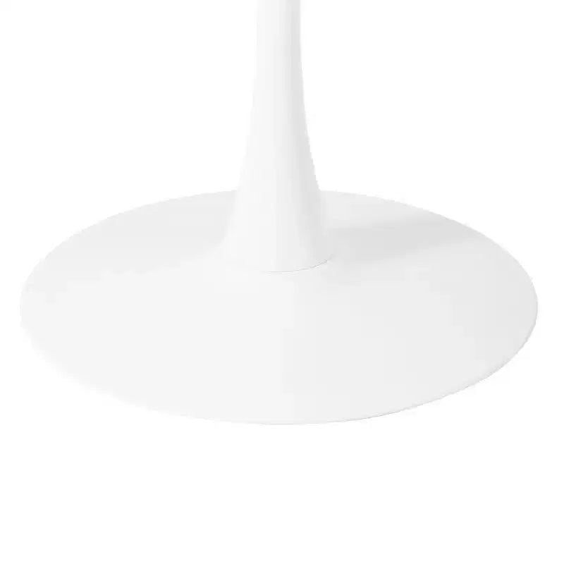 Ensemble de table à manger de patio ronde en métal 5 pièces d'intérieur/extérieur WestinTrends Playa avec chaises de patio empilables