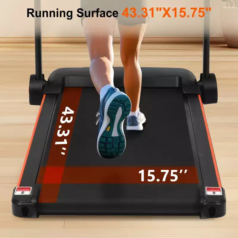 Whisen Home Folding Exercise Machine with Cushioned Platform