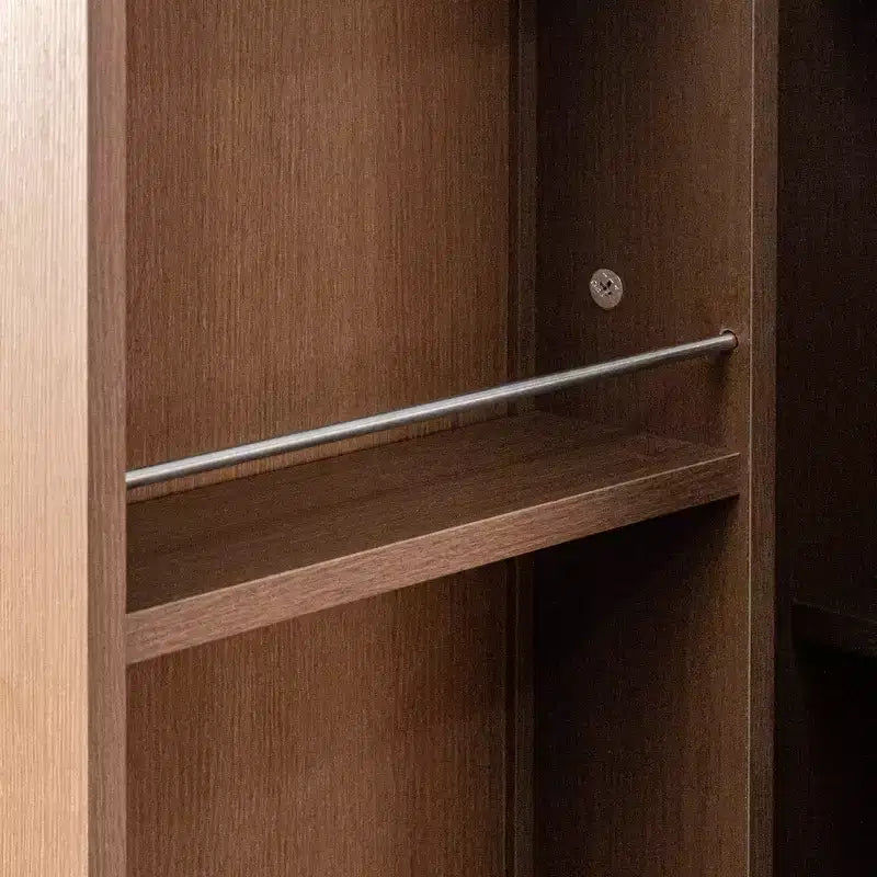 GDFStudio Helene Armoire de Cuisine Haute et Moderne de 160 cm avec 2 Portes et Étagères