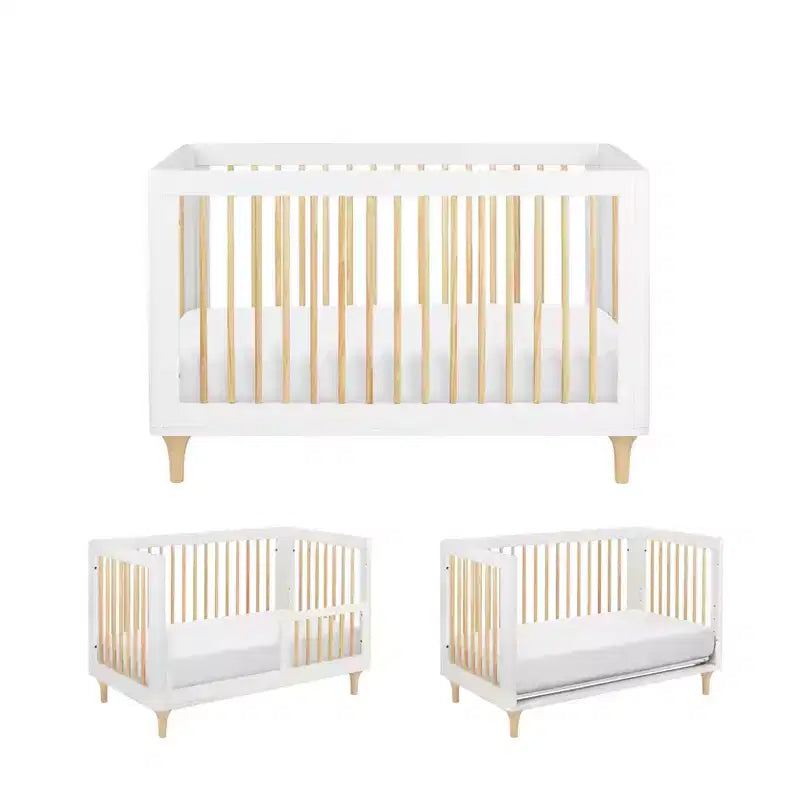 Lit de bébé convertible 3-en-1 Babyletto Lolly avec kit de conversion pour lit de tout-petit