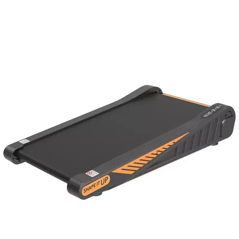 Whisen Walking Pad Under Desk Treadmill Machine Home Exercise with Incline for Small Space - Black