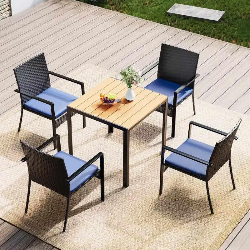Ensemble de salle à manger de patio extérieur