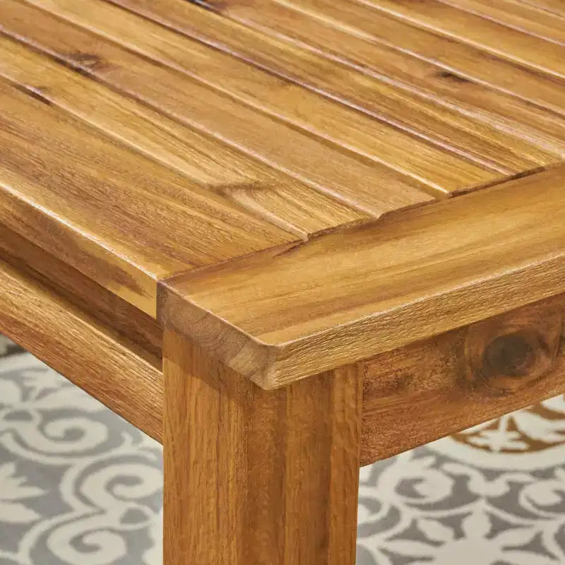Hayes 9pc Wood & Wicker Expandable Dining Set: Patio Seating for 8 - Christopher Knight Home