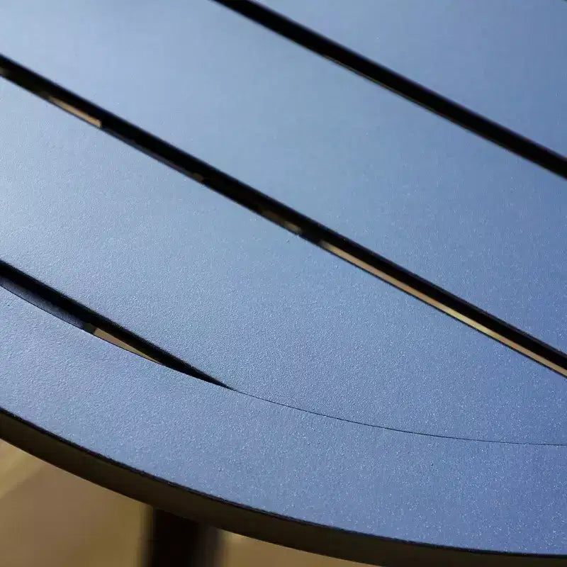 Ensemble 3 pièces en métal/acier tout temps avec 2 chaises et une table ronde – Captiva Designs