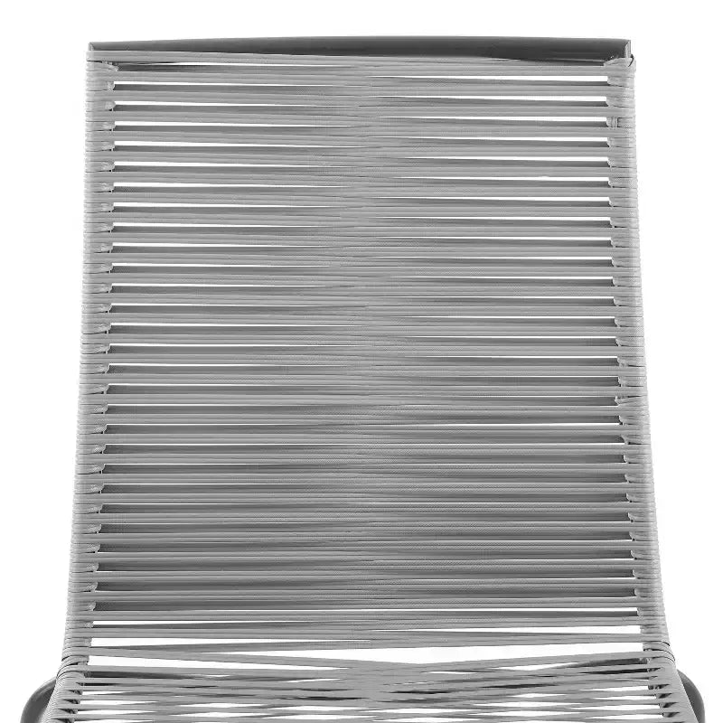 Ensemble de salle à manger extérieur 7 pièces Fenton en osier et métal : Chaises empilables, résistant à l'eau et aux UV - Crosley