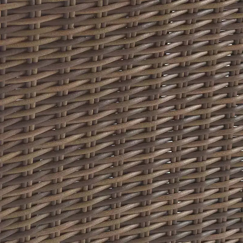 Ensemble de salle à manger 7 pièces en acier d'extérieur Bradenton Bleu marine/Brun vieilli – Crosley : avec housses de coussin amovibles, résistant aux UV