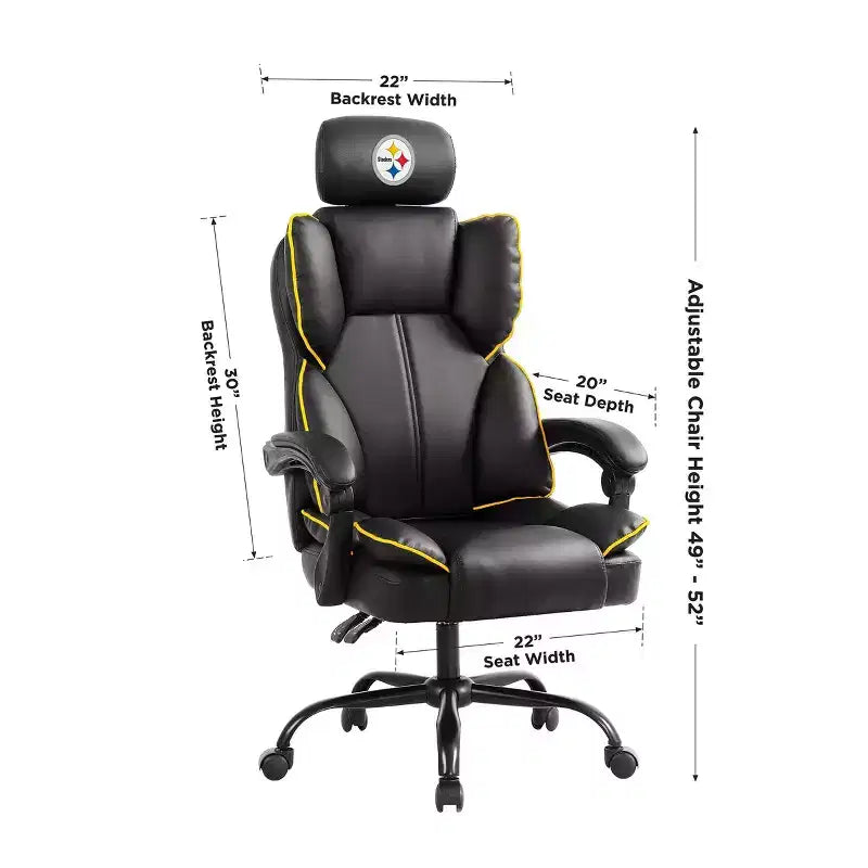 Chaise de bureau NFL Pittsburgh Steelers Champion