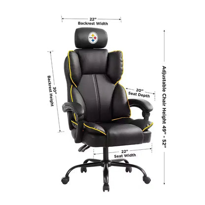 Chaise de bureau NFL Pittsburgh Steelers Champion