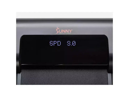 Sunny Health & Fitness Smart Slim Treadmill with Arm Exerciser