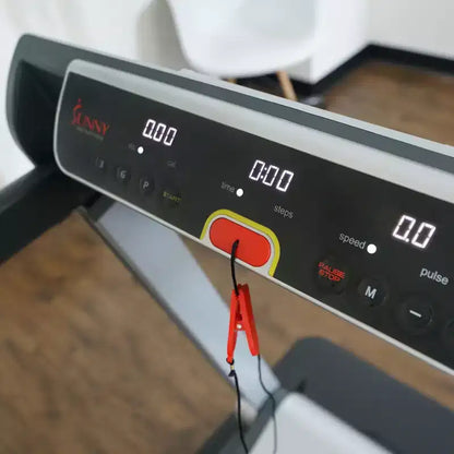 Sunny Health & Fitness Strider Electric Treadmill with 20" Wide LoPro Deck