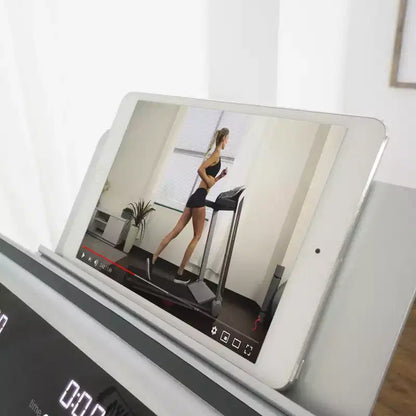 Sunny Health & Fitness Strider Electric Treadmill with 20" Wide LoPro Deck
