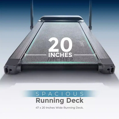 Sunny Health & Fitness Pegasus Connected Folding ElectricTreadmill