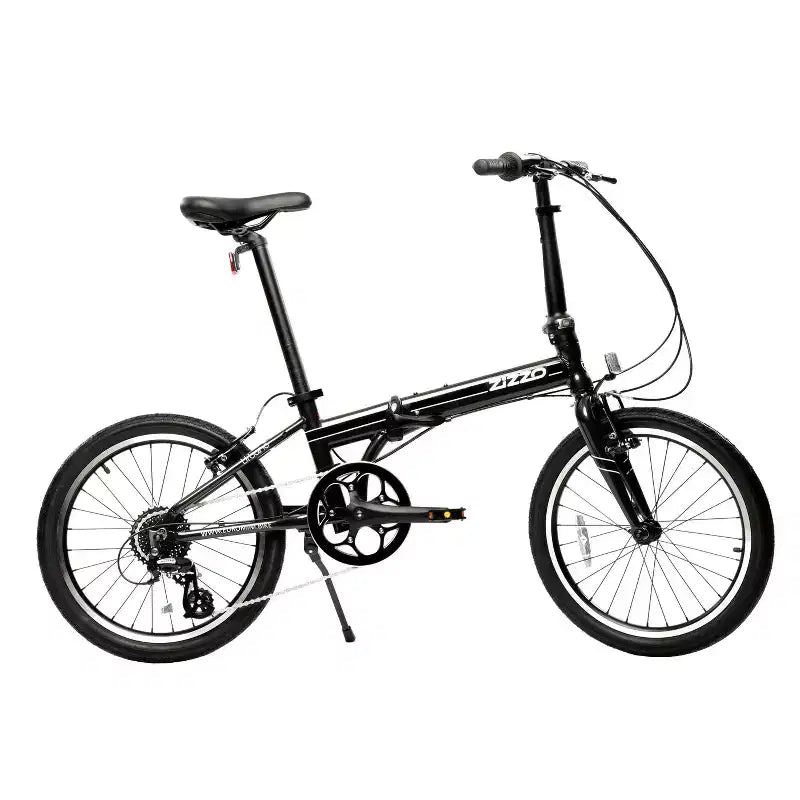 ZiZZO Urbano 8-Speed Aluminum 20" Folding Bike - Gray