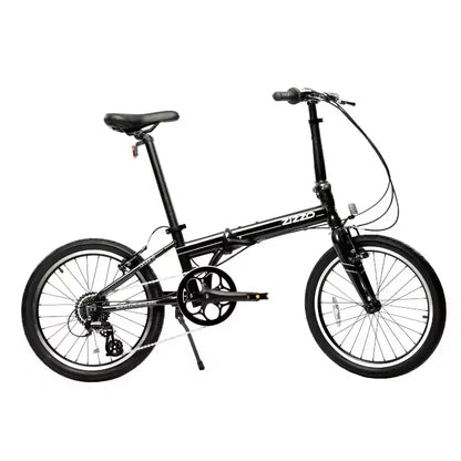 ZiZZO Urbano 8-Speed Aluminum 20" Folding Bike - Gray