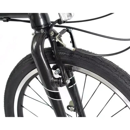 ZiZZO Urbano 8-Speed Aluminum 20" Folding Bike - Gray