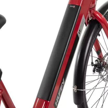 Huffy Lyndon Step-Through Electric Bike - 27.5" Wheels - 20 MPH - 36V - Red