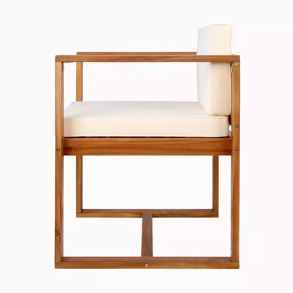 Ensemble de salle à manger 5 pièces Christopher Knight Home Valoria en bois d'acacia à lattes
