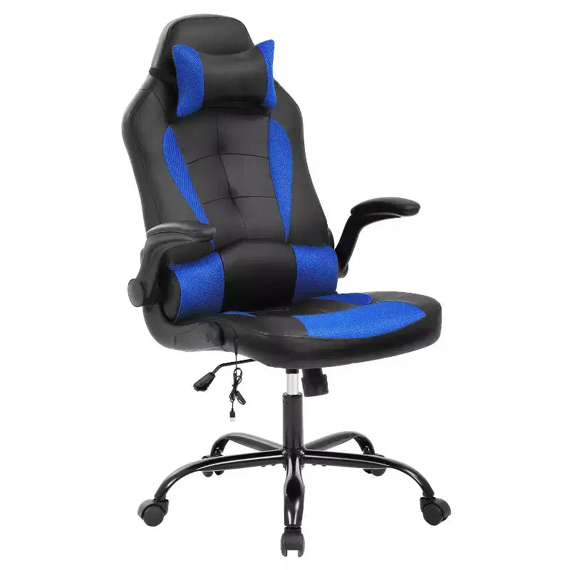 FDW Gaming Chair Office Chair with Lumbar Support PU Leather Video Game Chairs for Adults
