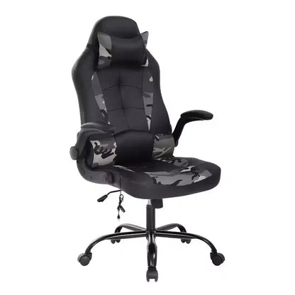 FDW Gaming Chair Office Chair with Lumbar Support PU Leather Video Game Chairs for Adults