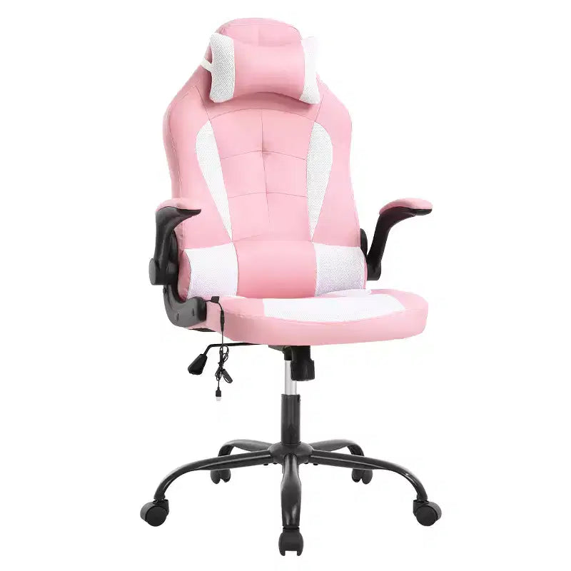 FDW Gaming Chair Office Chair with Lumbar Support PU Leather Video Game Chairs for Adults