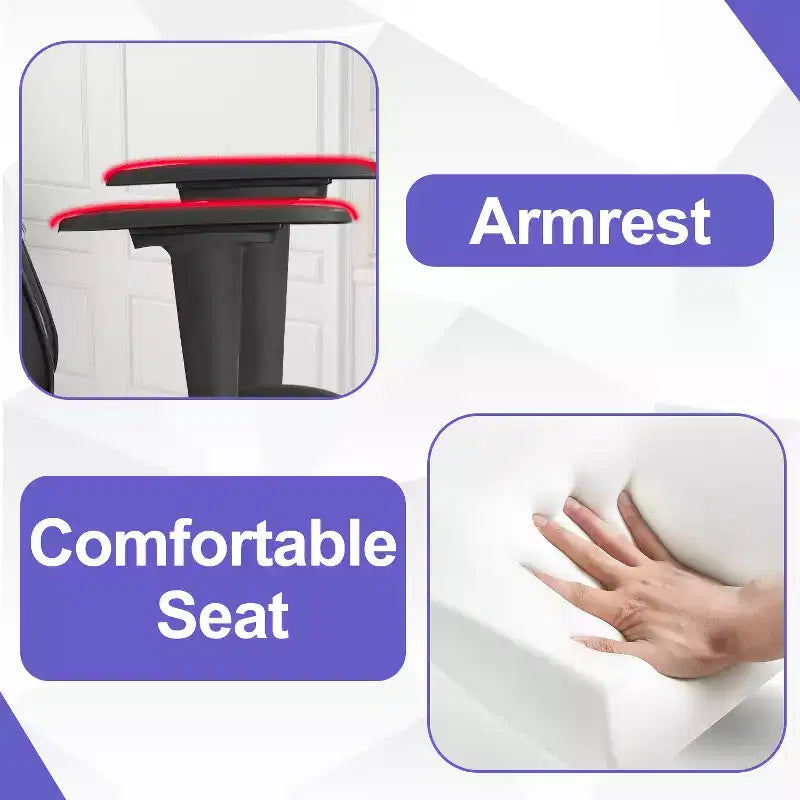 Chaise de jeu BestMassage, chaise de gamer avec support lombaire et repose-pieds, conception pivotante roulante, chaise de bureau pour la maison et le jeu