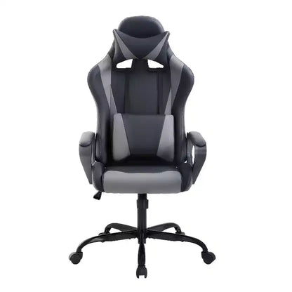 Chaise de bureau de jeu BestMassage Chaise de bureau Chaise d'ordinateur avec accoudoirs Support lombaire pivotant à 360° Chaise de direction pour adultes