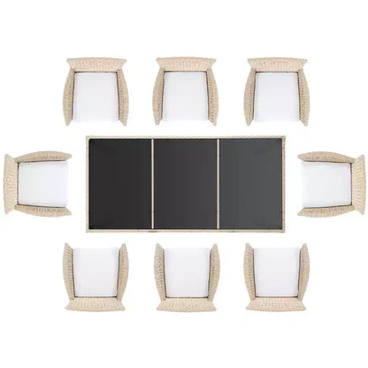Ensemble de salle à manger Hailee - Intérieur/Extérieur - PAT7704 - Safavieh