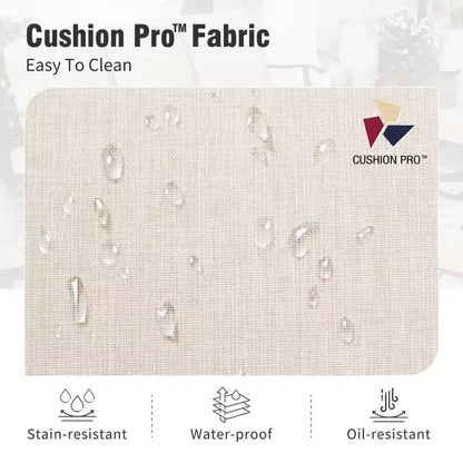 Captiva Designs 7pc Patio Dining Set with Rectangle Steel Table & Rattan Metal Arm Chairs
