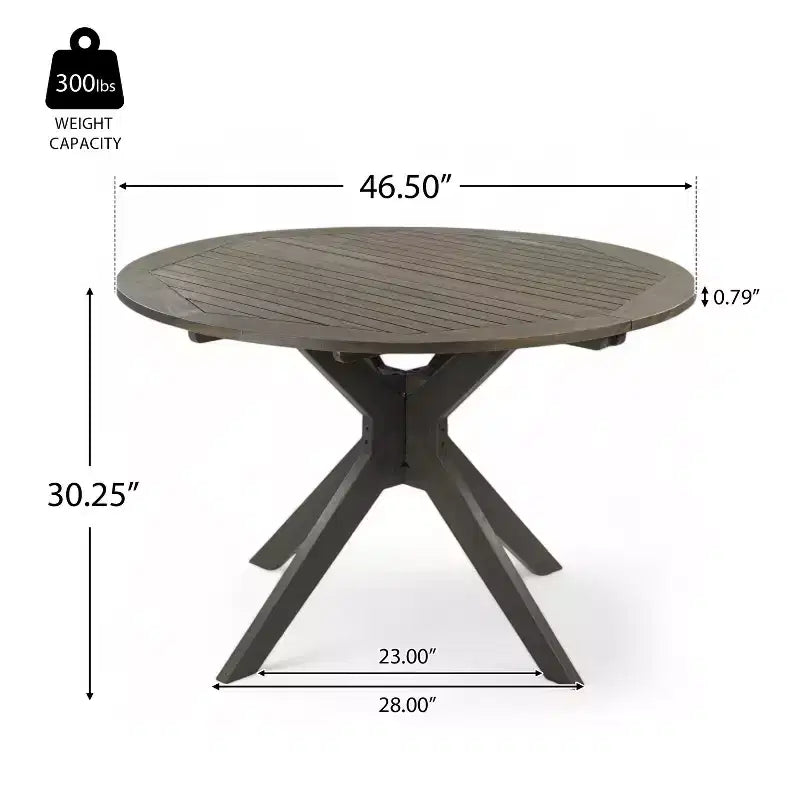 Christopher Knight Home Carroll Outdoor Wicker and Acacia Wood 5 Piece Dining Set with Cushion