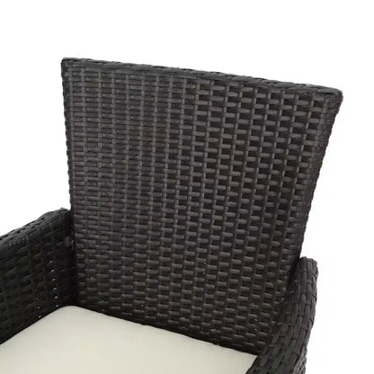 Christopher Knight Home Carroll Outdoor Wicker and Acacia Wood 5 Piece Dining Set with Cushion
