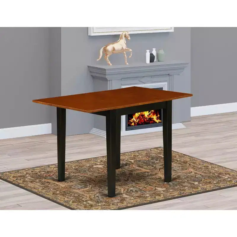 Table rectangulaire HomeStock 30x48 avec 2 rallonges latérales