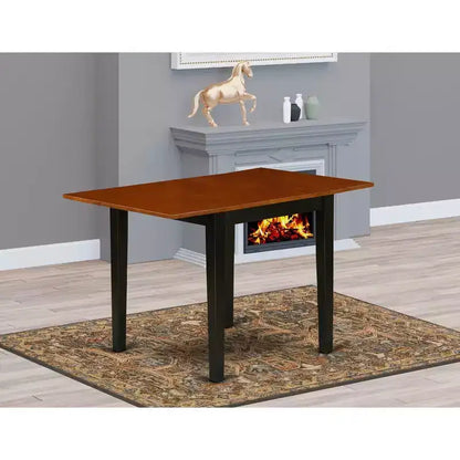 Table rectangulaire HomeStock 30x48 avec 2 rallonges latérales