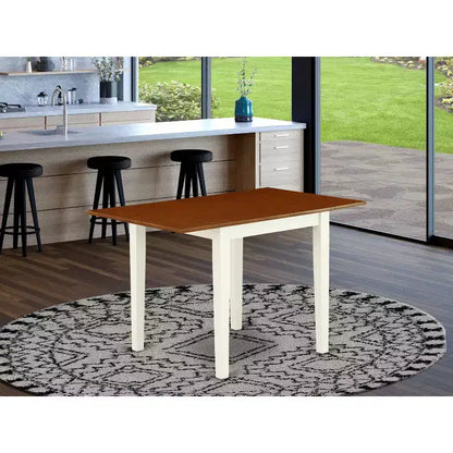 Table rectangulaire HomeStock 30x48 avec 2 rallonges latérales
