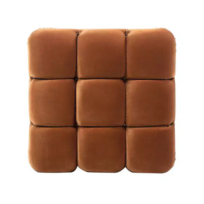 Jennifer Taylor Home Marcel 36 Bubble Modular Modern Cocktail Ottoman, Olive Green Performance Velvet