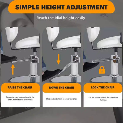 BestMassage Barber Chair Hair Salon Chair with Hydraulic Pump 360 Degrees Swivel