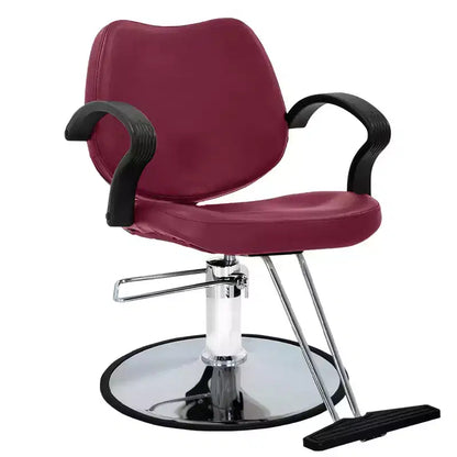 BestMassage Barber Chair Hair Salon Chair with Hydraulic Pump 360 Degrees Swivel