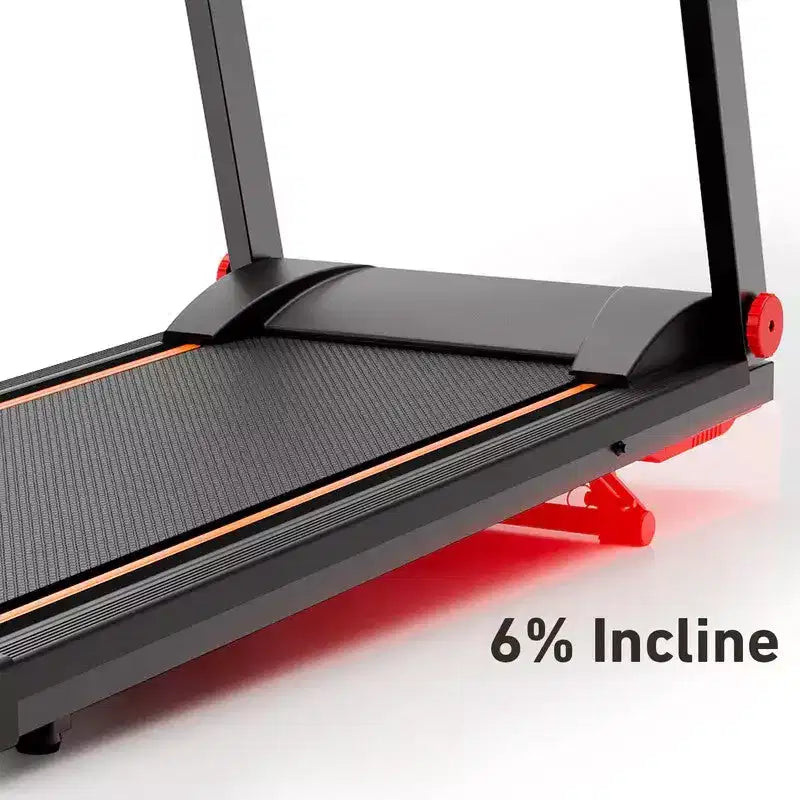 DeerRun A1 Folding Smart Treadmill with 6% Incline - Support Bluetooth & Remote Wireless Control