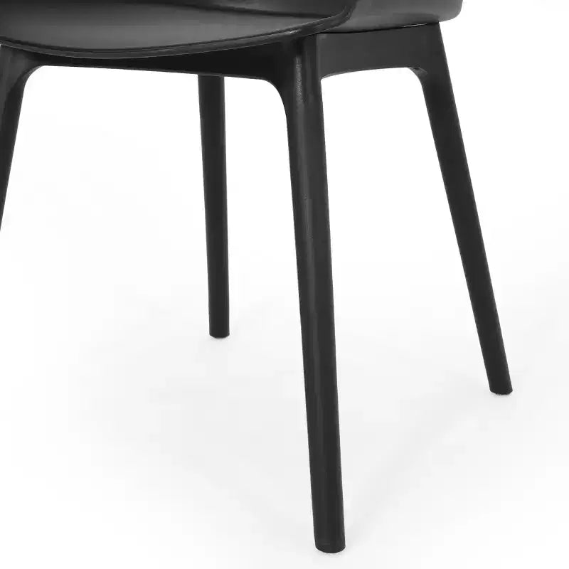 Ensemble de salle à manger d'extérieur 7 pièces en bois d'acacia et résine Christopher Knight Home Dahlia avec table à manger de 70,75 pouces, teck sablé/noir