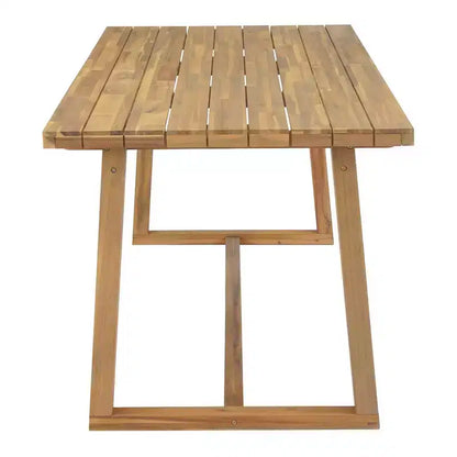Whisen 5-Piece Outdoor Kitchen Dining Set for 4, Patio Round Dining Table And Chairs Set with Umbrella Hole and Removable Cushions