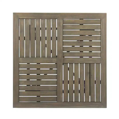 Christopher Knight Home Miro Outdoor Slatted Acacia Wood 5 Piece Dining Set