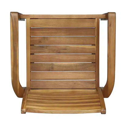 Ensemble de salle à manger d'extérieur 7 pièces en bois d'acacia à lattes Holloway de Christopher Knight Home