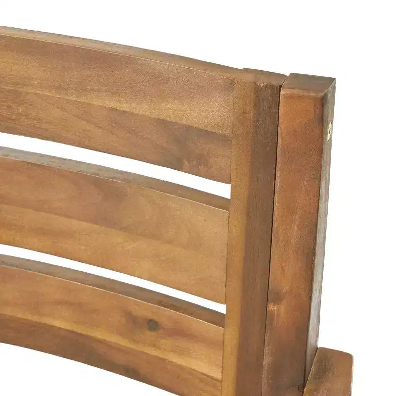 GDFStudio Brigitte Ensemble de salle à manger extérieur 5 pièces en bois d'acacia rustique