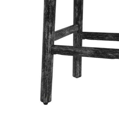 Tabourets de comptoir rembourrés modernes et minimalistes Patsy en bois d'hévéa de Christopher Knight Home (Lot de 2)