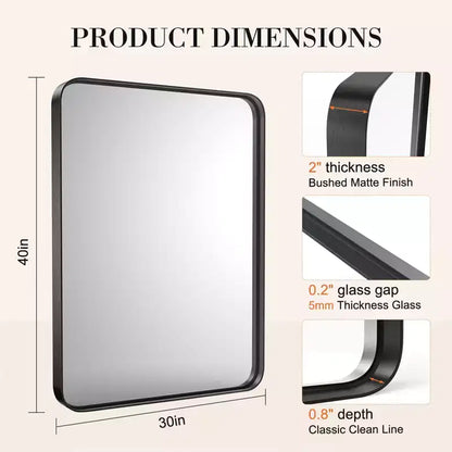 MAYEERTY Bathroom Vanity Mirror - Wall Mounted