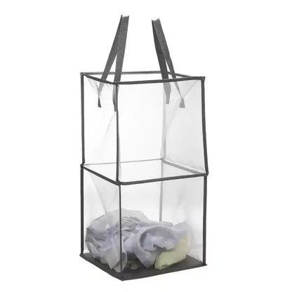 Panier à Linge en Maille de Nylon Portable avec Poignées Renforcées Unique Bargains