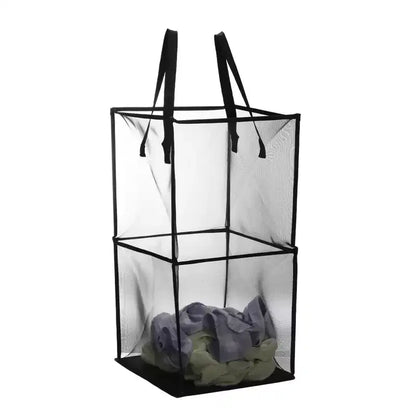Panier à Linge en Maille de Nylon Portable avec Poignées Renforcées Unique Bargains